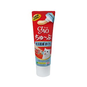 CIAO Hairball Remedy Tuna Recipe Paste 80g CS-154