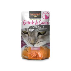 LEONARDO Drink & Care Beauty Chicken Wet Cat Food 40g