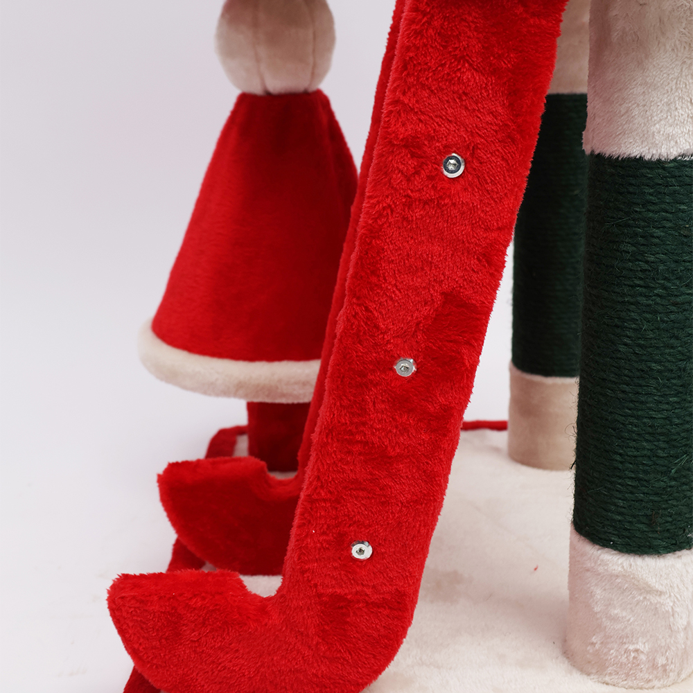 CATIO Christmas Palace Multi-level 3 Cat Tree with Cave 53x43x144cm - Image 10