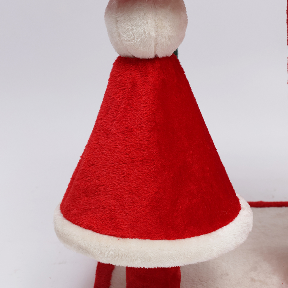 CATIO Christmas Palace Multi-level 3 Cat Tree with Cave 53x43x144cm - Image 7