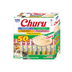 INABA Churu Tuna & Chicken Variety Box 50 Tubes 700g (14g x 50) USA-653BX