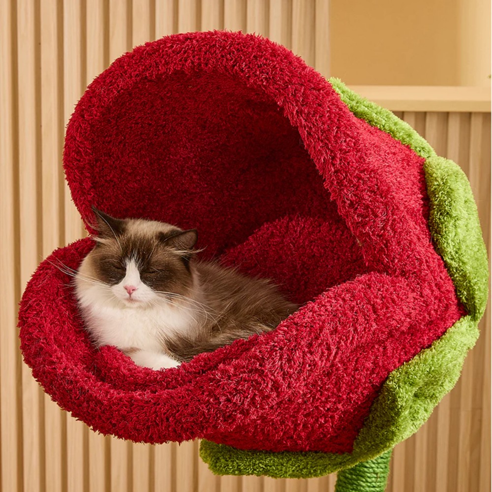 CMISSTREE Purr-anha Plant Flower Cat Tree - Image 4