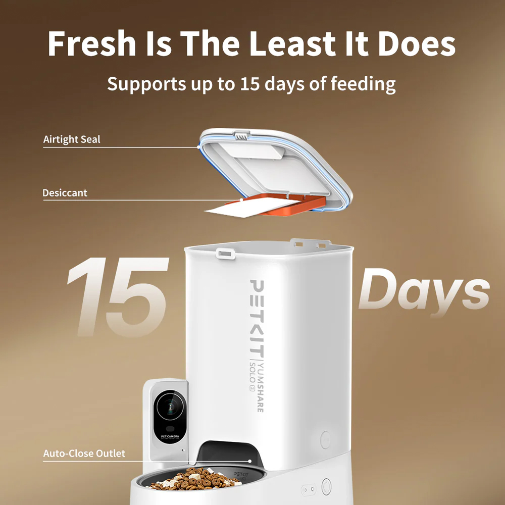 PETKIT YumShare Solo 2 Smart Feeder With Camera - Image 4