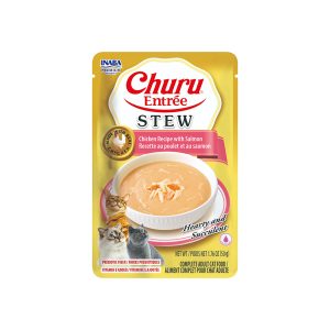 INABA Churu Entree Stew Chicken Recipe With Salmon 50G USA-163