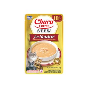 INABA Churu Entree Stew Chicken Recipe With Tuna Senior 10+ 50G USA-165