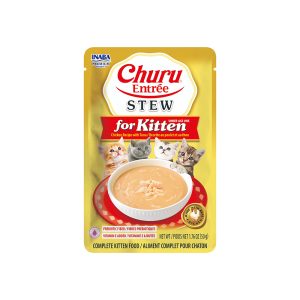 INABA Churu Entree Stew Chicken Recipe With Tuna For Kitten 50G USA-166