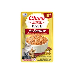 INABA Churu Entree Pate Chicken Recipe With Tuna Senior 10+ 50G USA-175