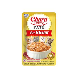 INABA Churu Entree Pate Chicken Recipe With Tuna For Kitten 50G USA-176