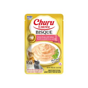 INABA Churu Entree Bisque Chicken Recipe With Salmon 50G USA-183