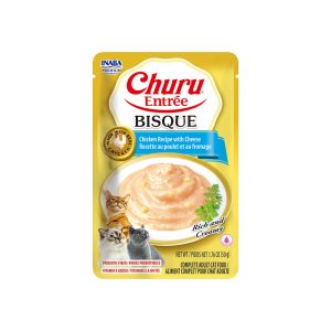 INABA Churu Entree Bisque Chicken Recipe With Cheese 50G USA-184