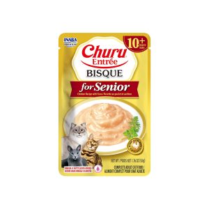 INABA Churu Entree Bisque Chicken Recipe With Tuna Senior 10+ 50G USA-185