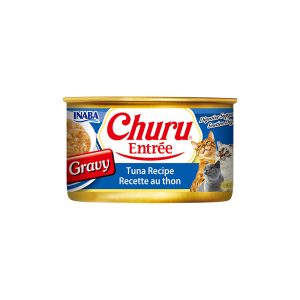 INABA Churu Entree In Gravy Tuna Recipe Cat Canned Food 85G USA-311