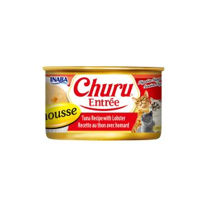 INABA Churu Entree Mousse Tuna Recipe With Lobster Cat Canned Food 85G USA-343
