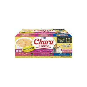 INABA Churu Entree Mousse Variety Cat Canned Food 85Gx12 USA-373