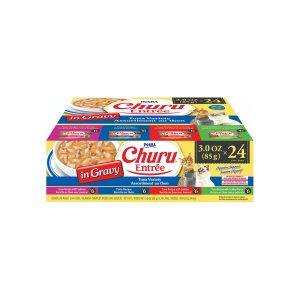 INABA Churu Entree In Gravy Tuna Variety Cat Canned Food 85Gx24 USA-334