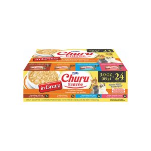 INABA Churu Entree In Gravy Chicken Variety Cat Canned Food 85Gx24 USA-335