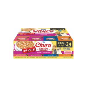 INABA Churu Entree In Gravy Variety Cat Canned Food 85Gx24 USA-336