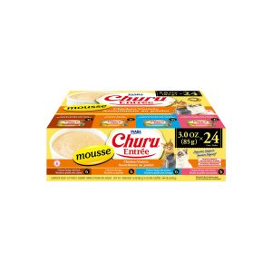 INABA Churu Entree Mousse Chicken Variety Cat Canned Food 85Gx24 USA-375