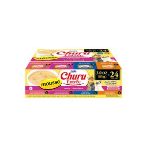 INABA Churu Entree Mousse Variety Cat Canned Food 85Gx24 USA-376