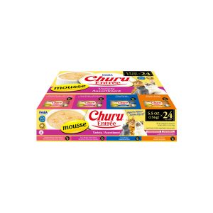 INABA Churu Entree Mousse Variety Cat Canned Food 156Gx24 USA-476